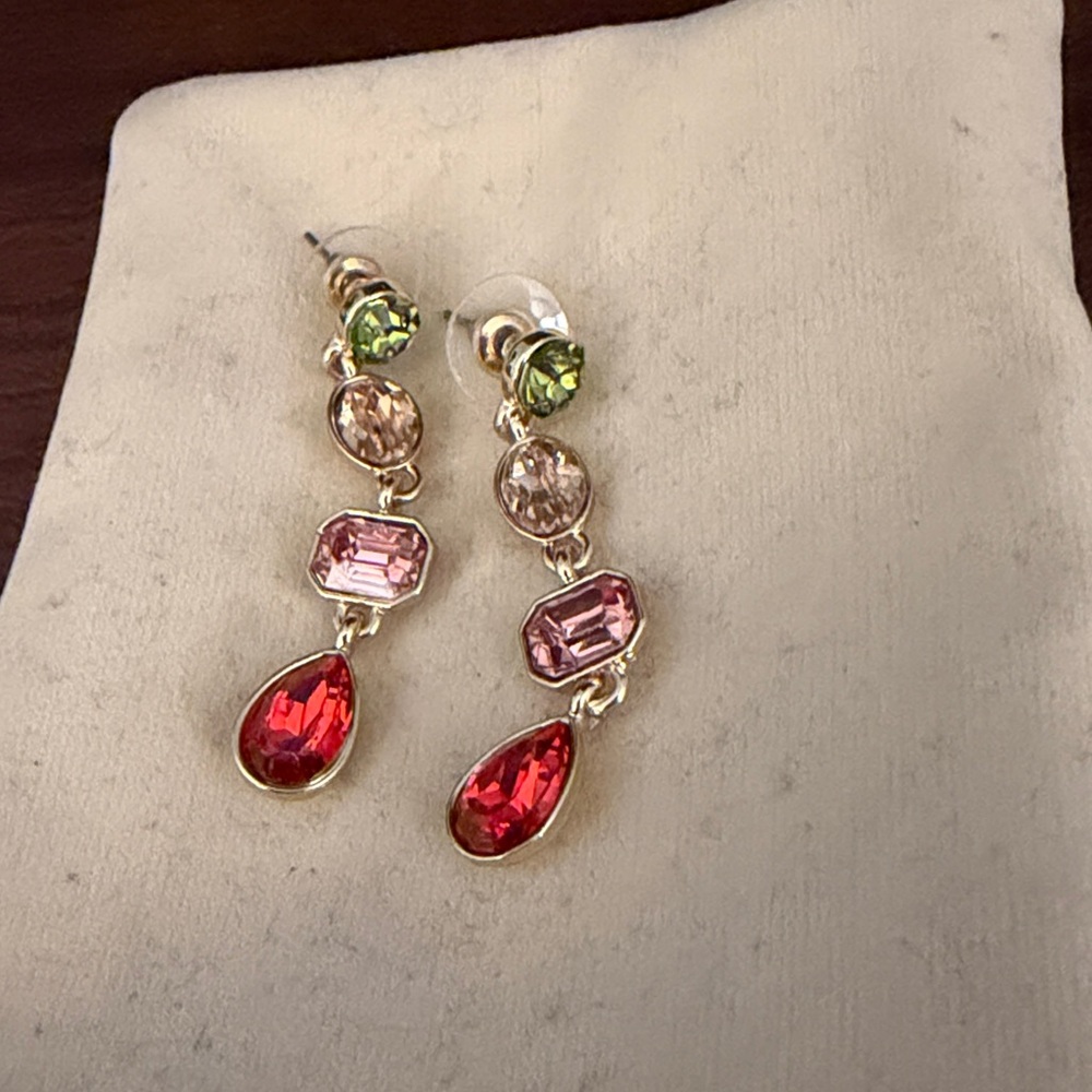 Cute Jewel Tone Earrings